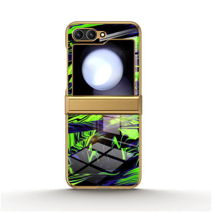 " Spy Green " | Samsung Electroplated Glass Case