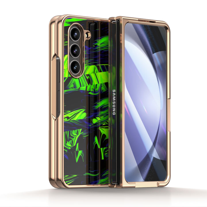 " Spy Green " | Samsung Tempered Glass Case