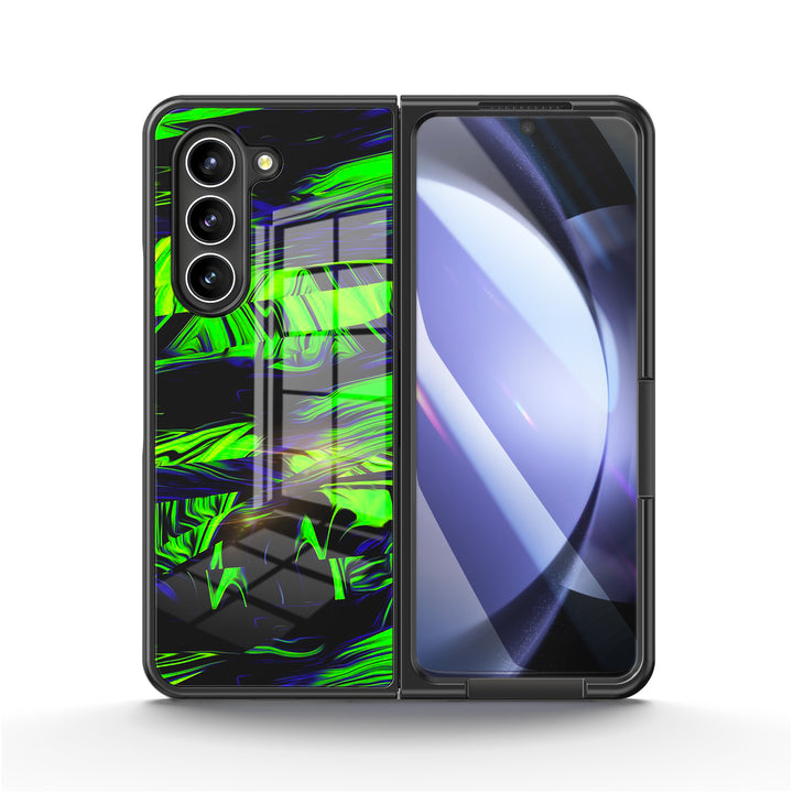 " Spy Green " | Samsung Tempered Glass Case