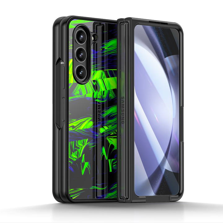 " Spy Green " | Samsung Tempered Glass Case