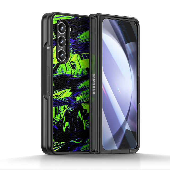 " Spy Green " | Samsung Tempered Glass Case