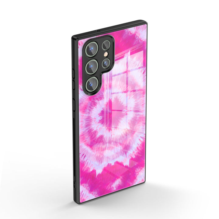 Samsung Tie Dye Series | " Pink Buds " Liquid Silicone Phone Case