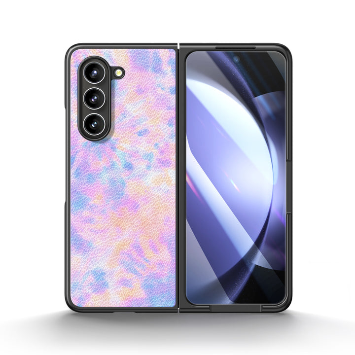 " Purple Mirror " | Samsung Tempered Glass Case