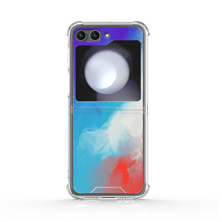 " lndigo Color " | Samsung Electroplated Glass Case