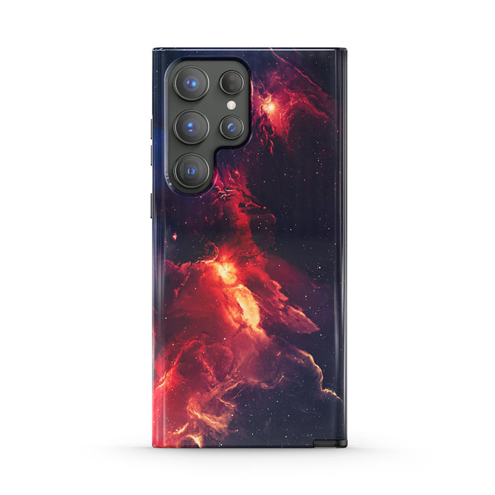 Samsung Galaxy Series | " Interstellar-Fire Cloud " Liquid Silicone Phone Case