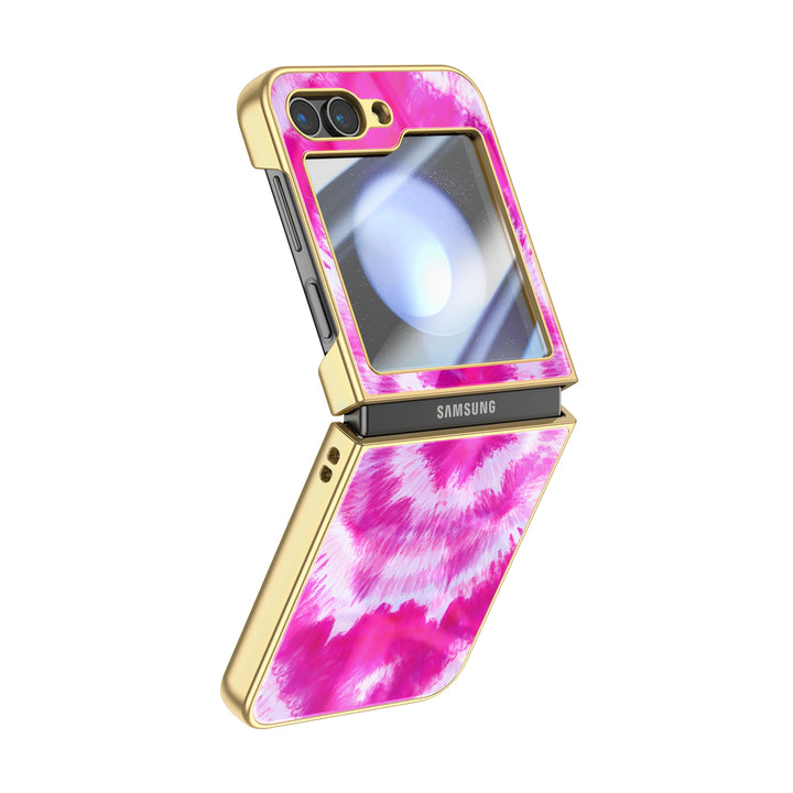 " Pink Buds " | Samsung Electroplated Glass Case