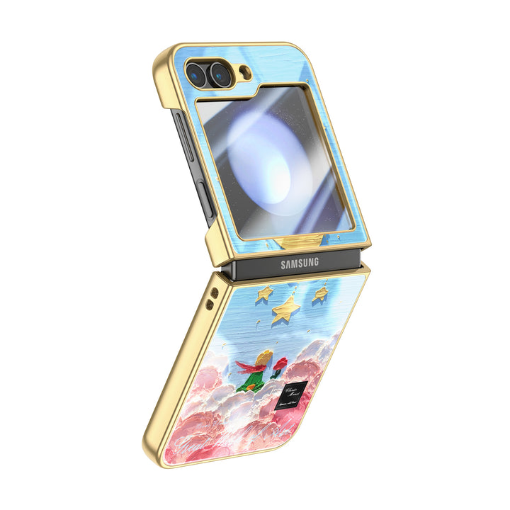 " The Little Prince- Stars and Moon " | Samsung Electroplated Glass Case