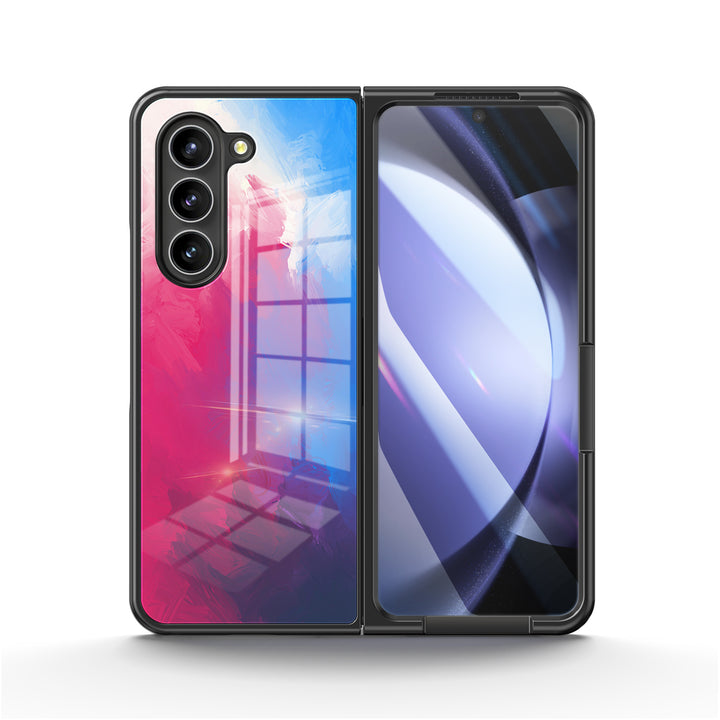 " Sundae Colors " | Samsung Tempered Glass Case