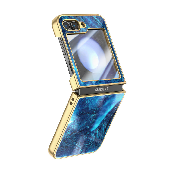 " lce World " | Samsung Electroplated Glass Case