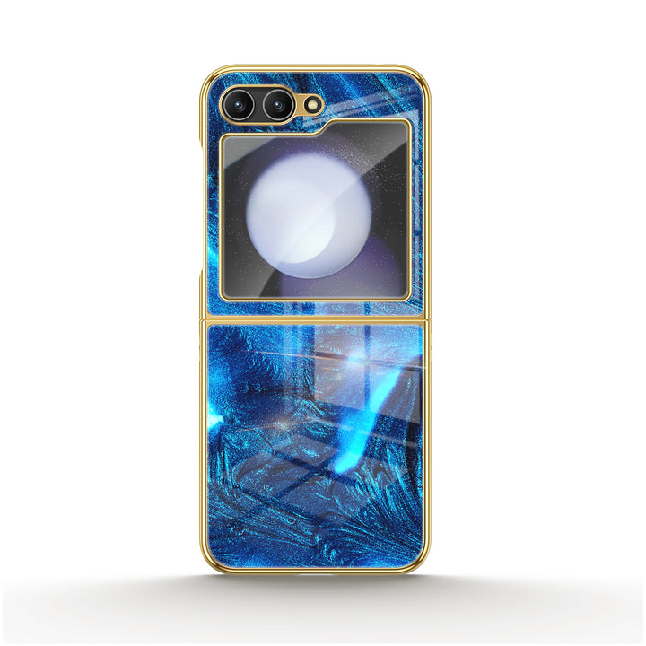 " lce World " | Samsung Electroplated Glass Case