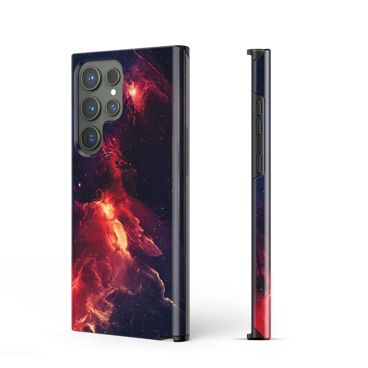 Samsung Galaxy Series | " Interstellar-Fire Cloud " Liquid Silicone Phone Case