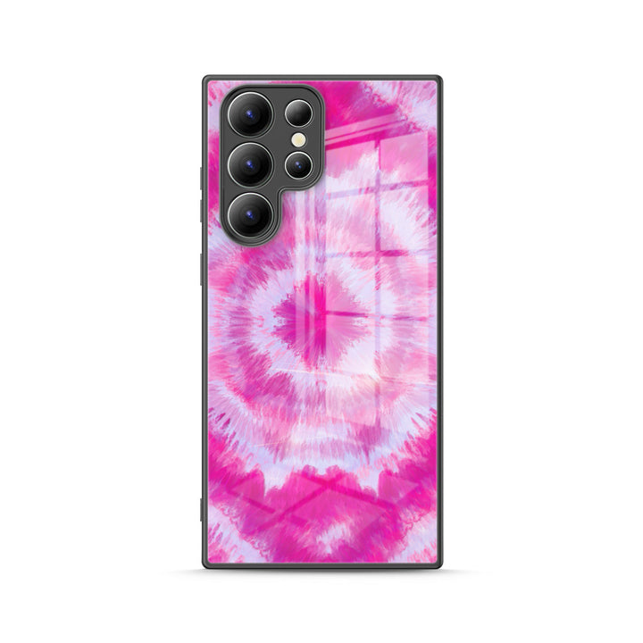 Samsung Tie Dye Series | " Pink Buds " Liquid Silicone Phone Case