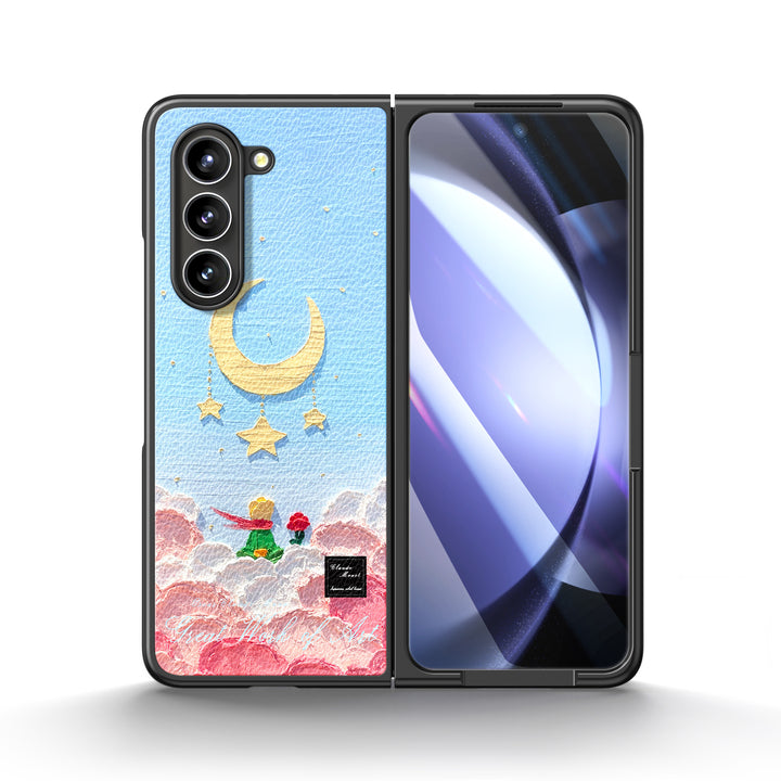 " The Little Prince- Stars and Moon " | Samsung Tempered Glass Case