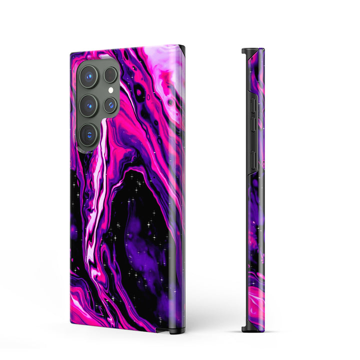 Samsung Dark Style Series | " Quicksand-Fuchsia " Liquid Silicone Phone Case