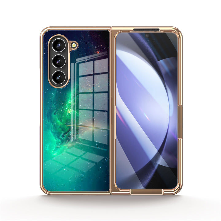 " Milky Way-Aurora " | Samsung Tempered Glass Case