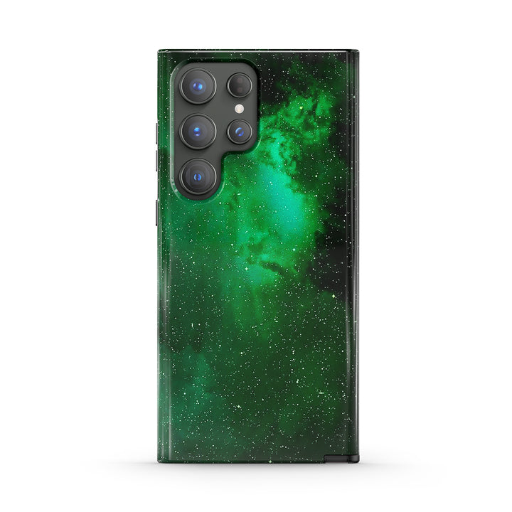 Samsung Galaxy Series | " Green Night " Liquid Silicone Phone Case