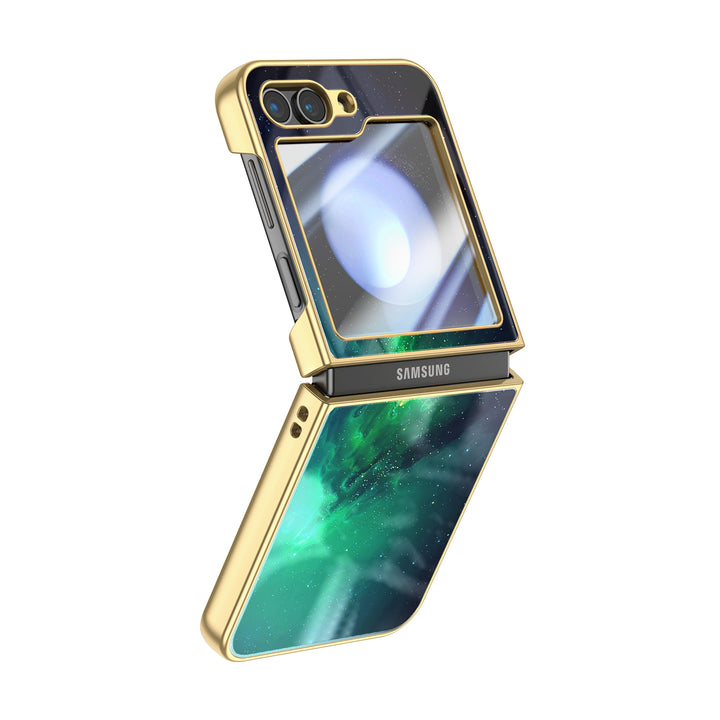 " Milky Way-Aurora " | Samsung Electroplated Glass Case