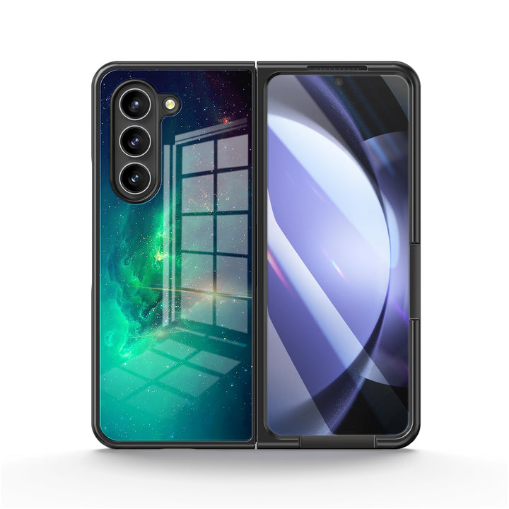 " Milky Way-Aurora " | Samsung Tempered Glass Case