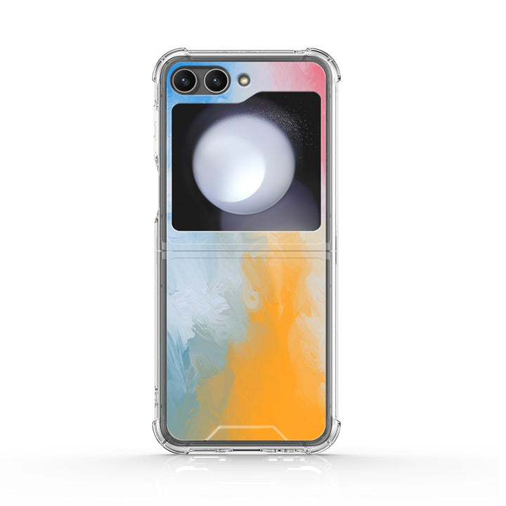 " Pebble Color " | Samsung Electroplated Glass Case