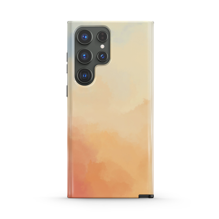 Samsung Watercolor  Series | " Sunset " Tempered Glass Phone Case