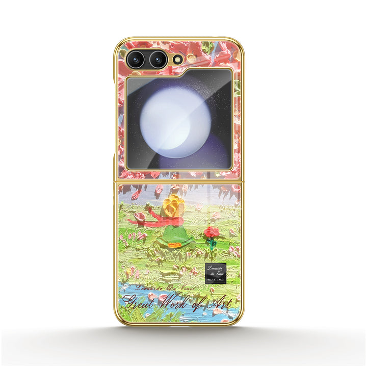 " The Little Prince-Cherry Blossoms " | Samsung Electroplated Glass Case