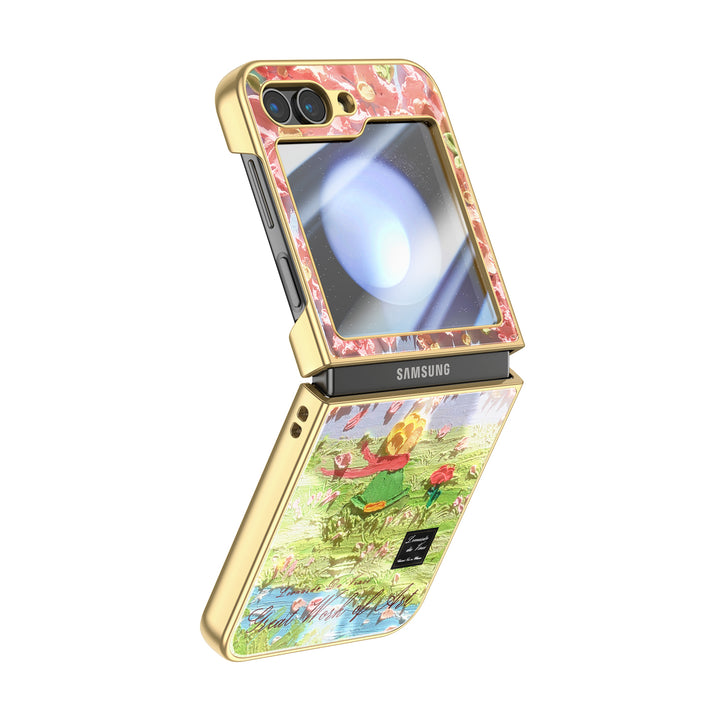 " The Little Prince-Cherry Blossoms " | Samsung Electroplated Glass Case