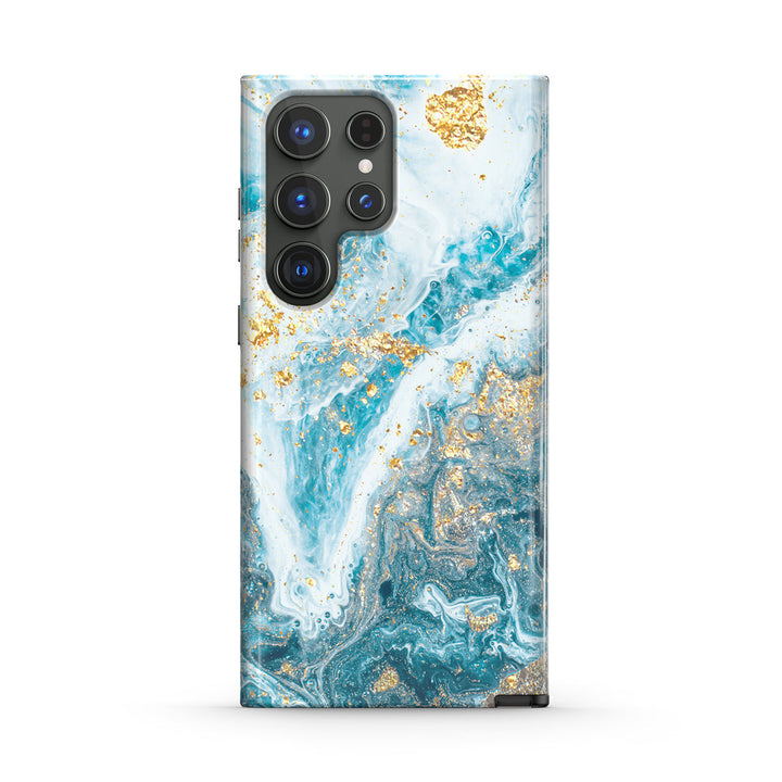 Samsung Gilt Series | " Hurricane Waves " Tempered Glass Phone Case