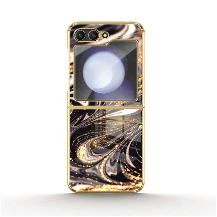 " Golden Night " | Samsung Electroplated Glass Case