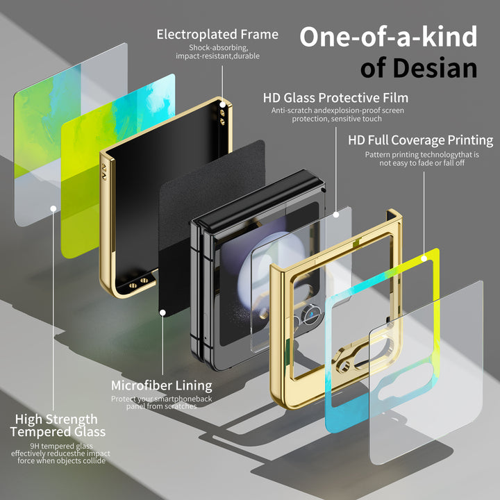 " Fog " | Samsung Electroplated Glass Case