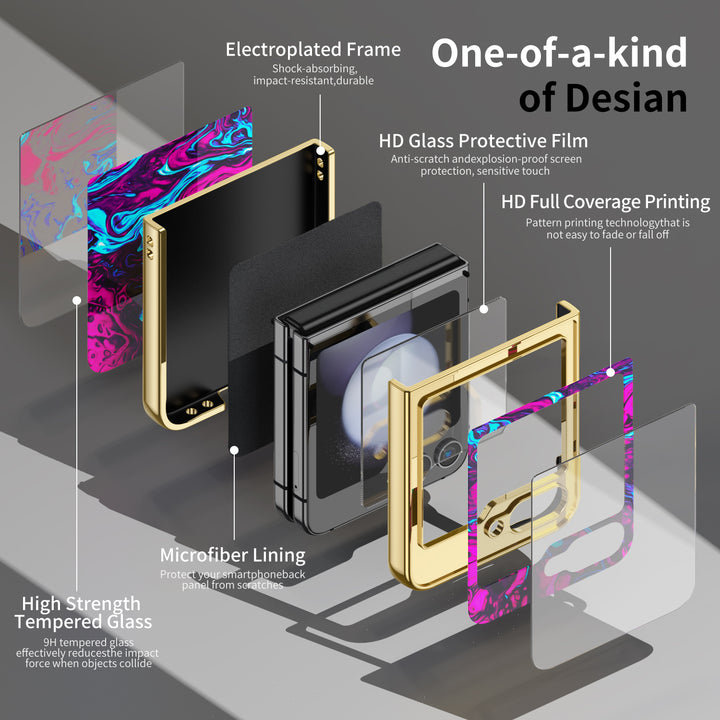 " Bottomless Deep Sea " | Samsung Electroplated Glass Case