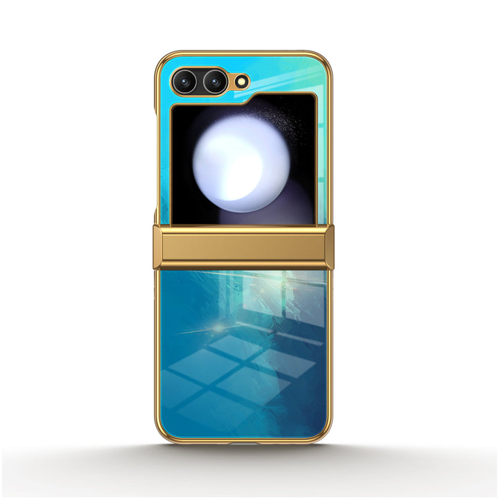 " Water Capital " | Samsung Electroplated Glass Case