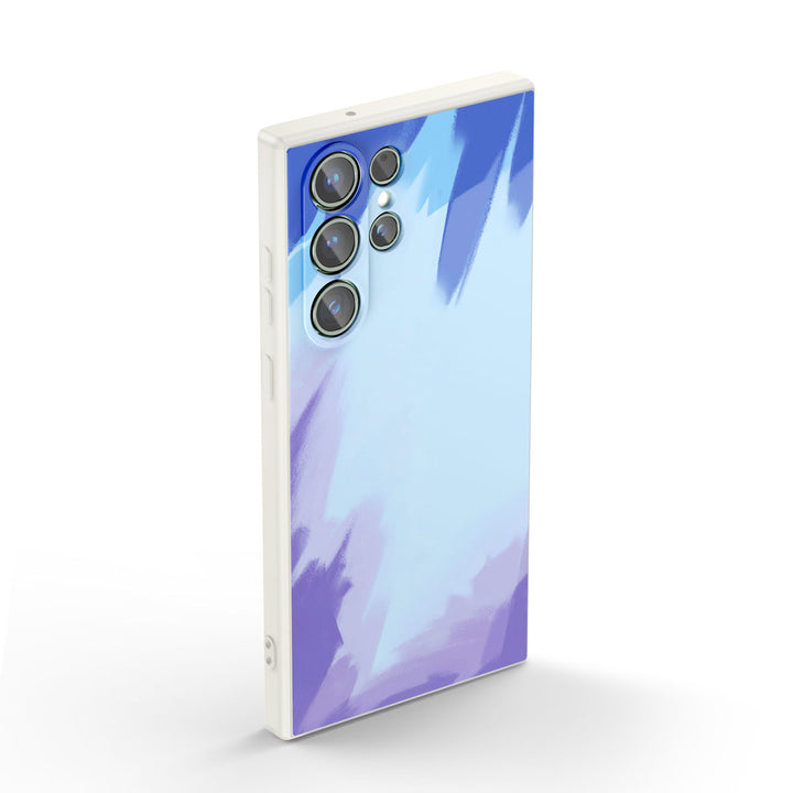 Samsung Watercolor  Series | " Lce Color " Tempered Glass Phone Case