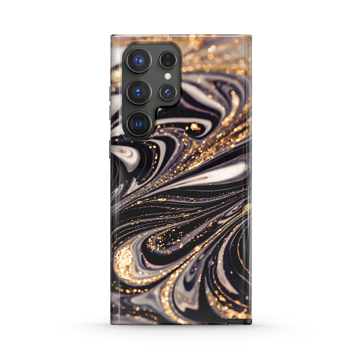 Samsung Gilt Series | " Golden Night " Liquid Silicone Phone Case