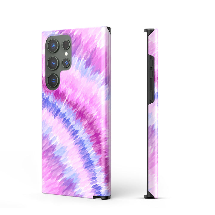 Samsung Tie Dye Series | " Lavender " Liquid Silicone Phone Case