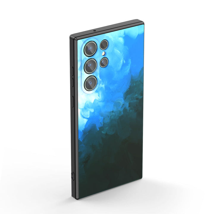 " Blue Black " | Samsung Tough Case