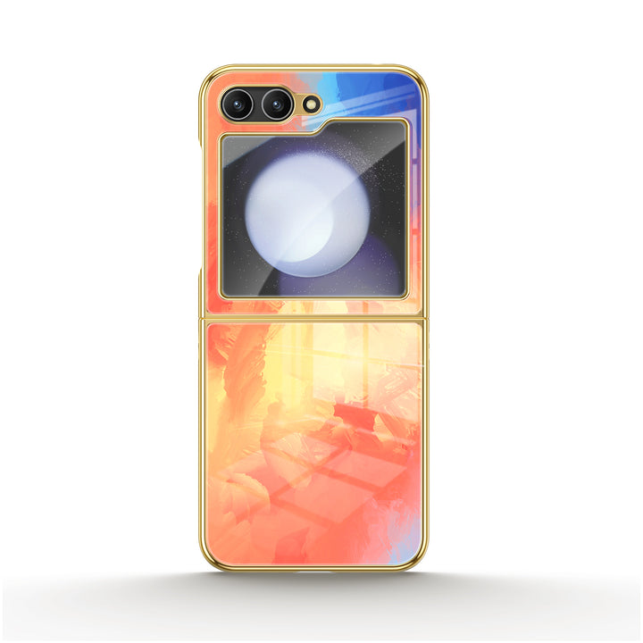 " Fire Cloud " | Samsung Electroplated Glass Case