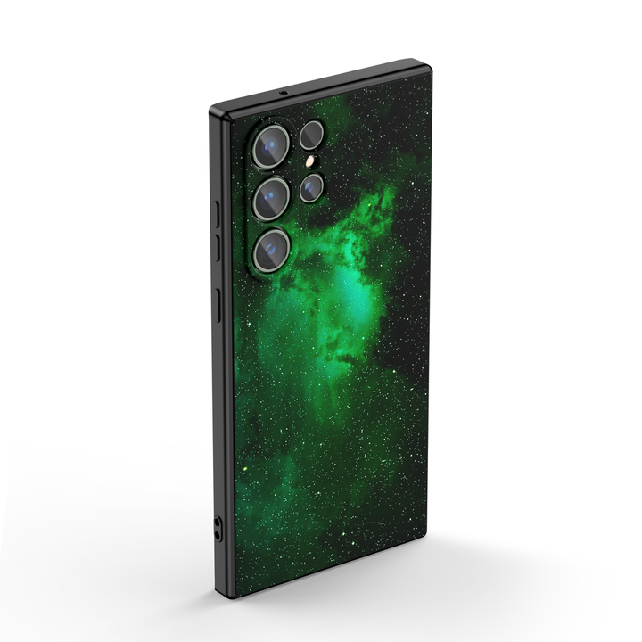 Samsung Galaxy Series | " Green Night " Liquid Silicone Phone Case