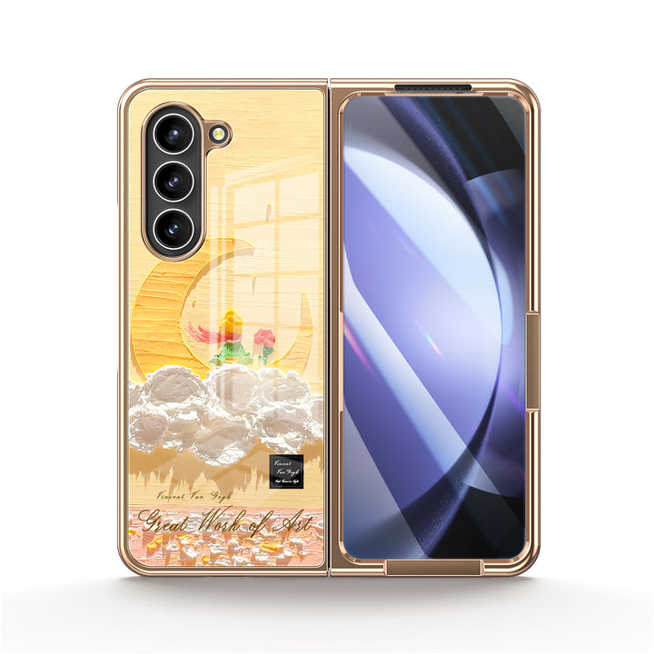 " The Little Prince-Mango Moon " | Samsung Tempered Glass Case