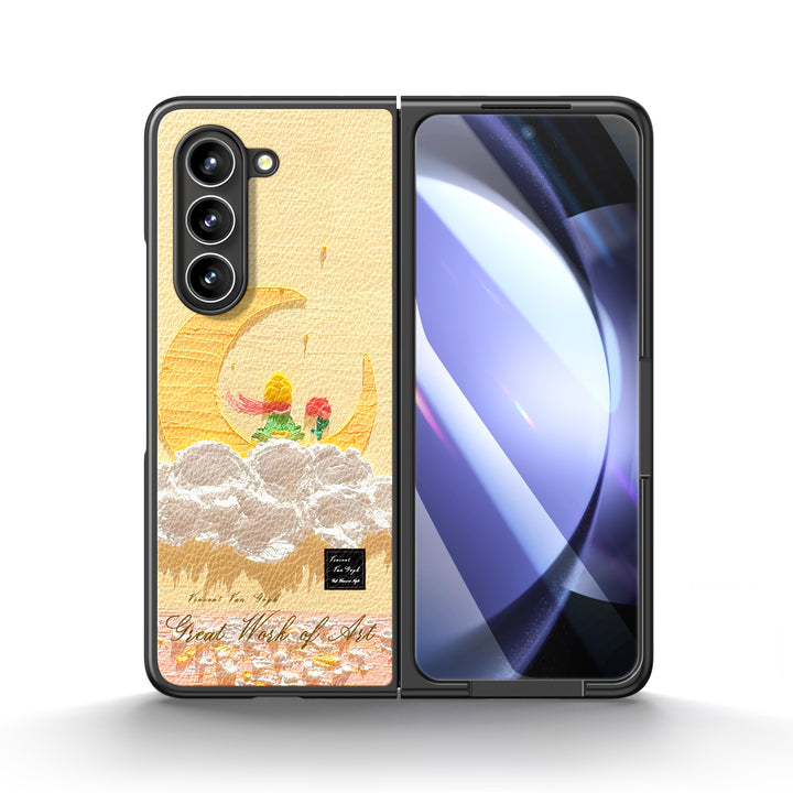 " The Little Prince-Mango Moon " | Samsung Tempered Glass Case