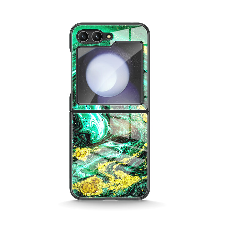 " Green Ocean " | Samsung Electroplated Glass Case