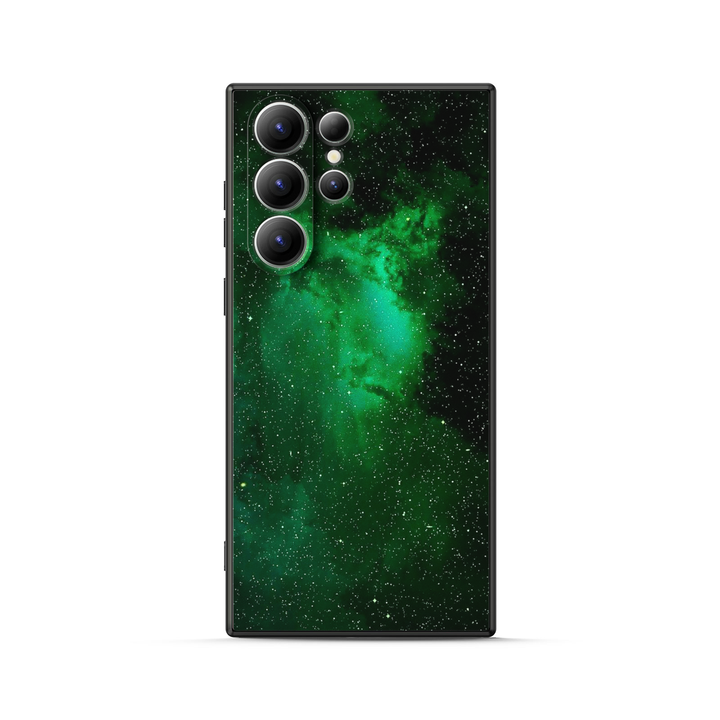 Samsung Galaxy Series | " Green Night " Liquid Silicone Phone Case