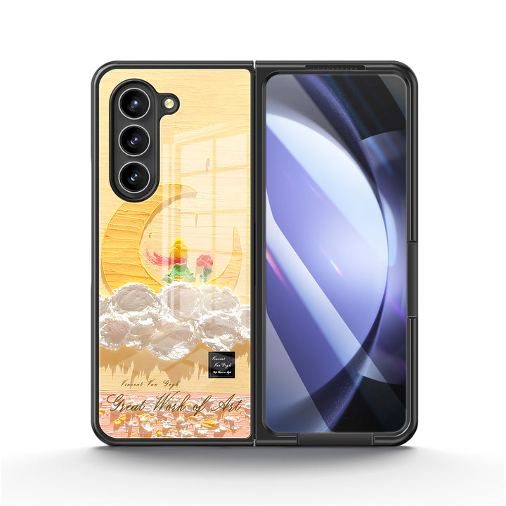 " The Little Prince-Mango Moon " | Samsung Tempered Glass Case