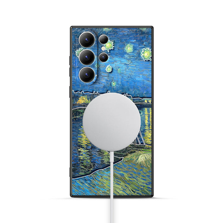 Samsung Oil Painting Series |  " Starry Night Over the Rhône " Tough Phone Case