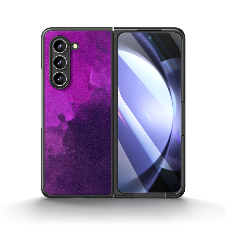 " Dark Purple " | Samsung Tempered Glass Case