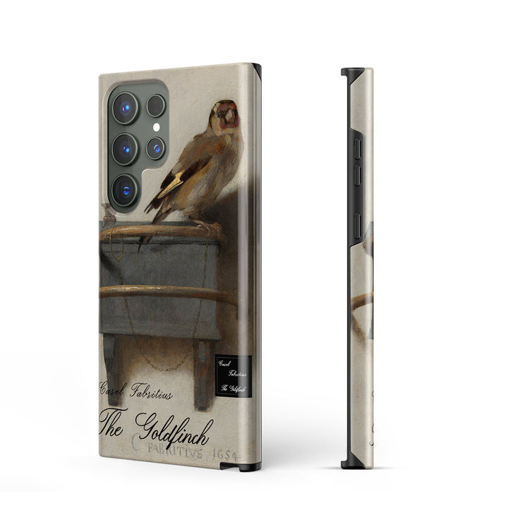 Samsung Oil Painting Series |  " The Goldfinch " Liquid Silicone Phone Case