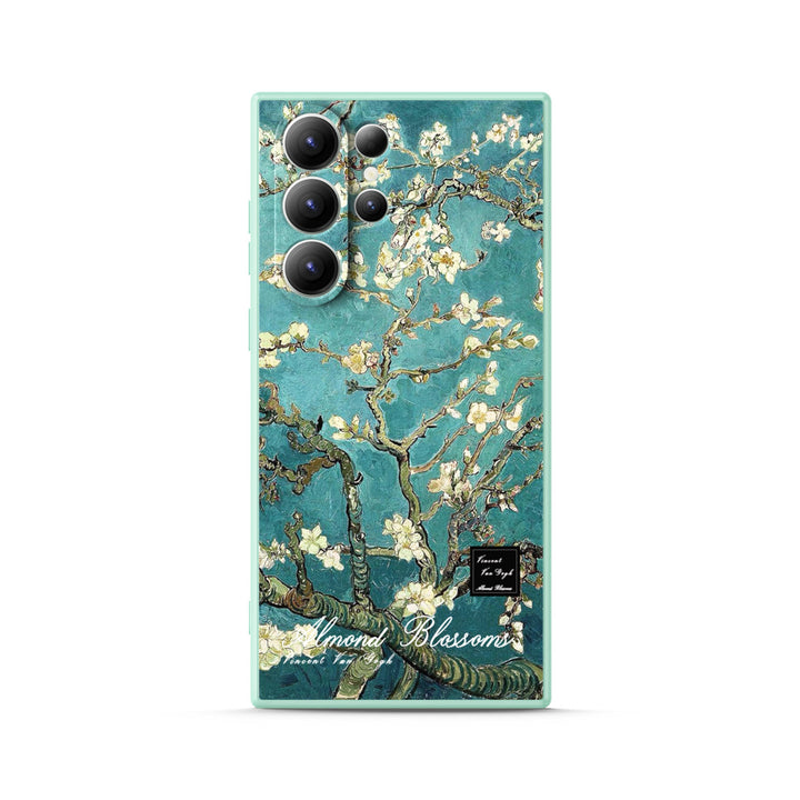 Samsung Oil Painting Series |  " Almond Blossoms "  Liquid Silicone Phone Case