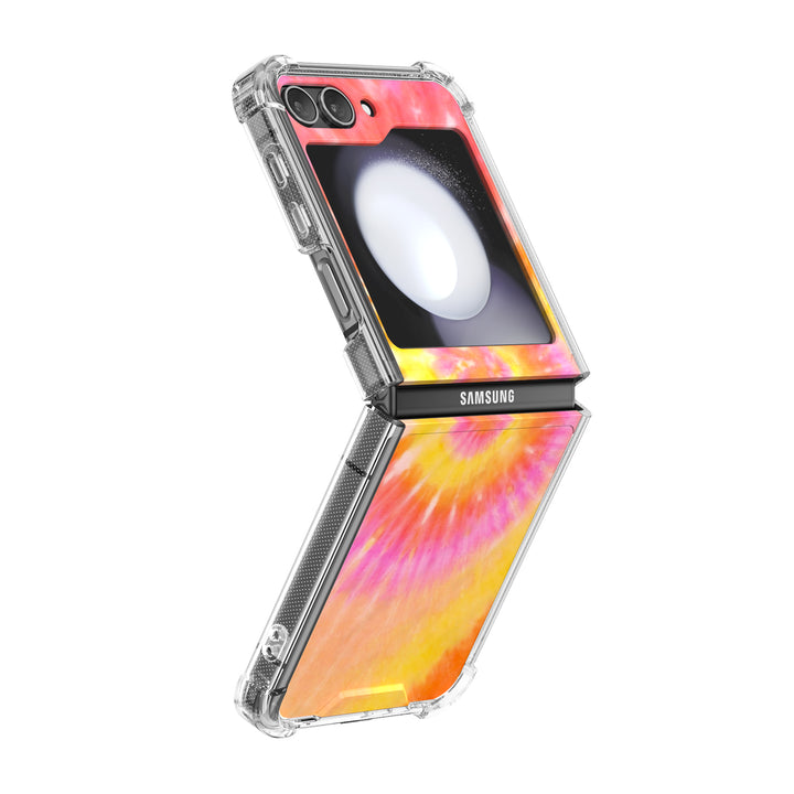 " Jelly Orange " | Samsung Electroplated Glass Case