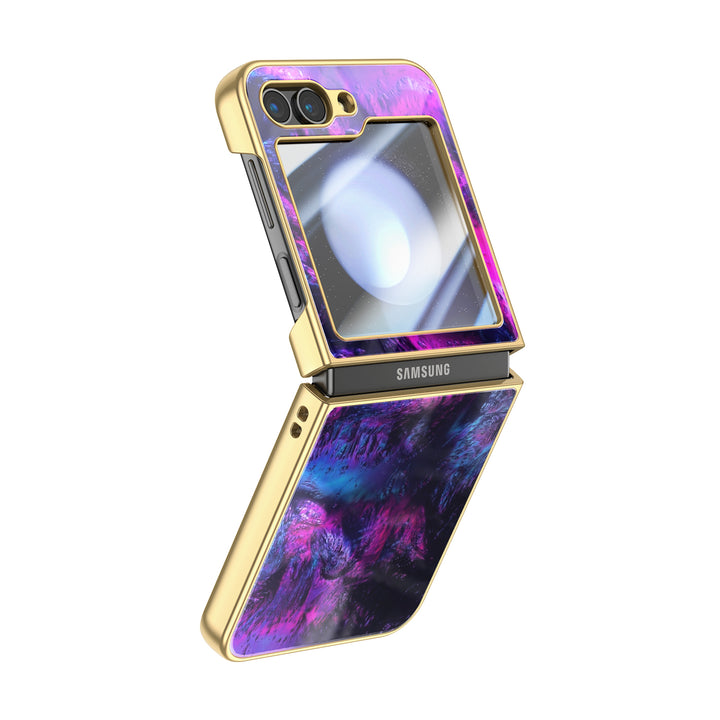 " Nebula-Psychedelic " | Samsung Electroplated Glass Case