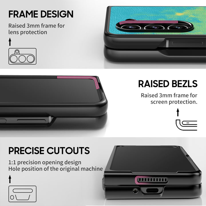 " Daisy Fuchsia " | Samsung  Tempered Glass Case