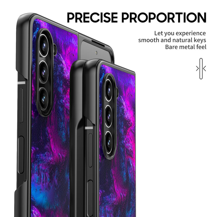 " Milky Way-Pole Ice " | Samsung Tempered Glass Case